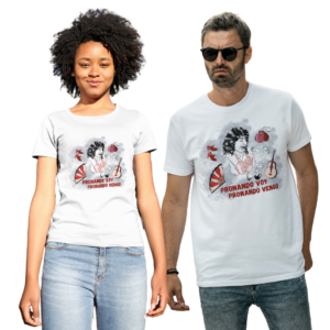Camiseta "PRONANDO VOY" color blanco
