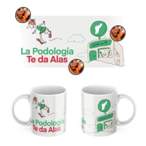 Taza LA #PODOLOGÍA TE DA ALAS